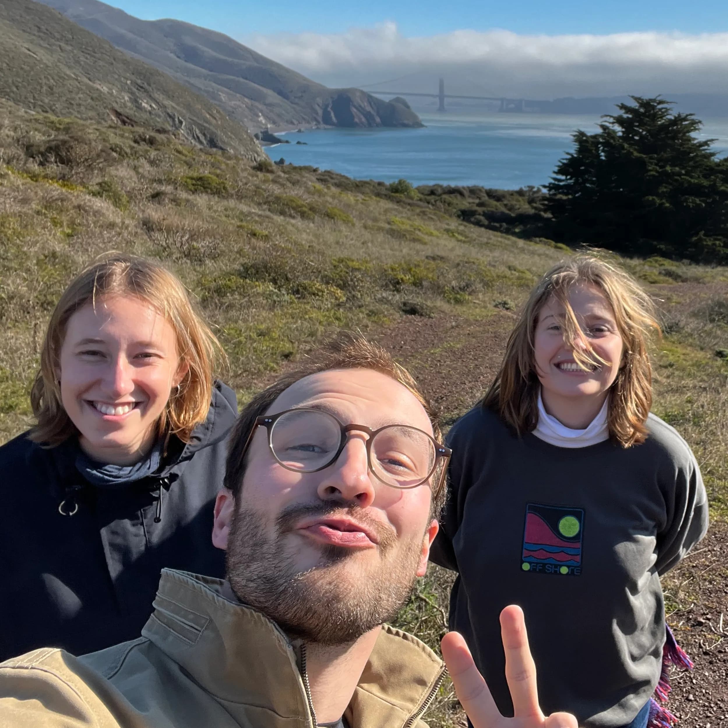 Arthur at Golden Gate Bridge