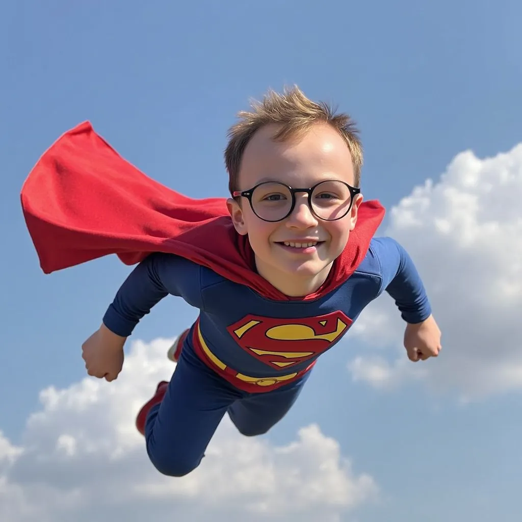 Arthur as a superhero
